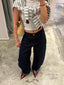 RED FLAG DENIM JEANS