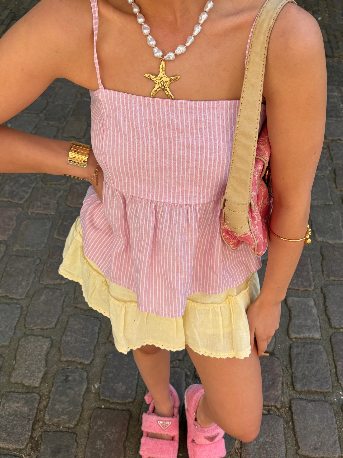 BUTTER YELLOW MINI SKIRT