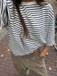 OVERSIZED STRIPED TEE