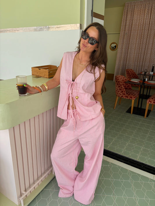 YAP WIDE LEG PINK
