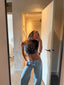 PRE-ORDER SC GREY BIG STUDDED TOP
