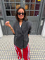 PRE-ORDER OVERSIZED PINSTRIPE BLAZER