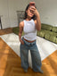 FLAP OVER JEANS