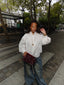 ANANDA-WHITE BLOUSE