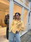 PINTEREST BLOUSE YELLOW
