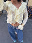 YELLOW LACE TOP