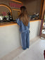 PRE-ORDER FADED BLUE ZIP CARDIGAN