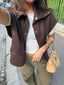 BROWN GILET