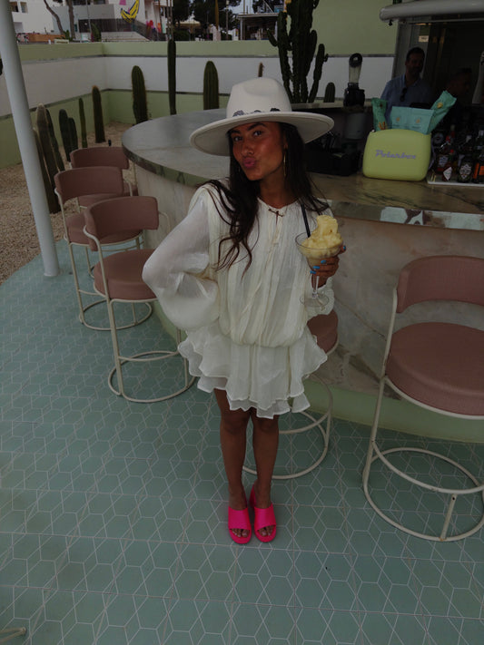 IZAKAYA DRESS BEIGE