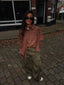 BLOCKED BLOUSE