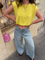 FOXY TOP YELLOW