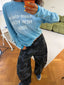 BLUE CAMO PANTS