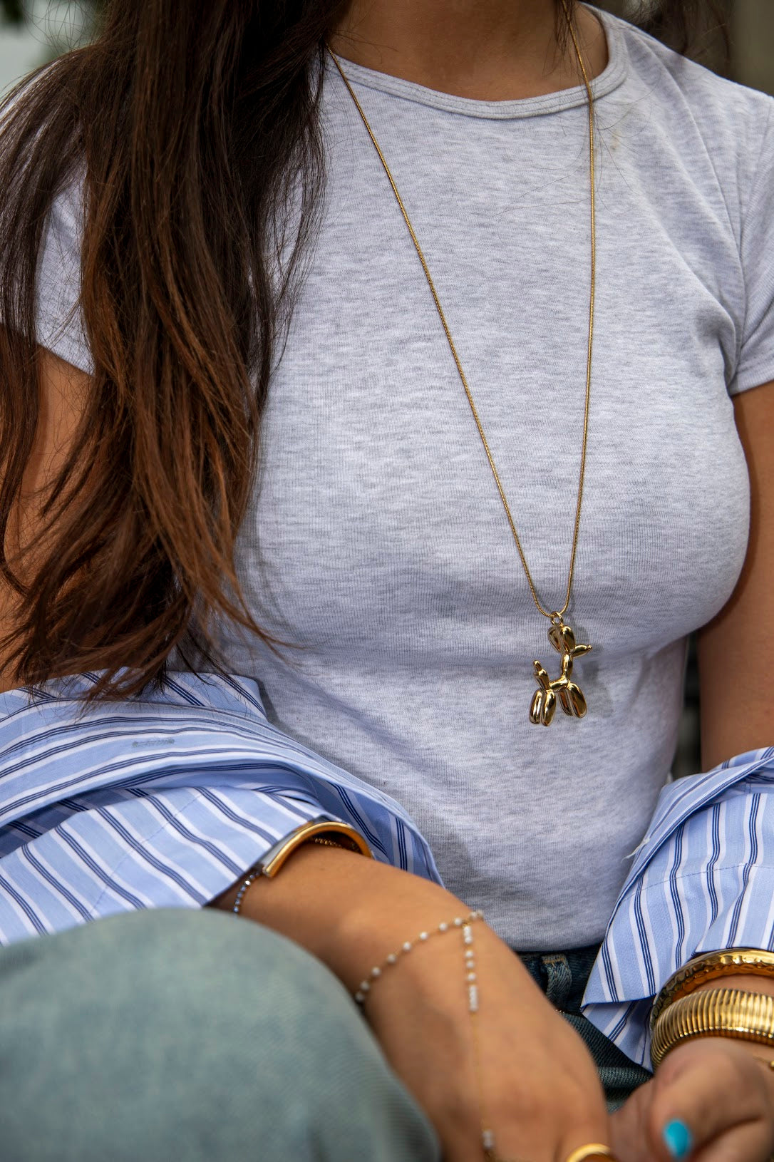 LONG DOG NECKLACE