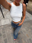 STUDS TANK WHITE
