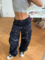 DENIM WASHED BUTTON JEANS