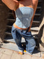 DOUBLE BUTTON JEANS