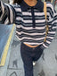 STRIPED KNITTED POLO
