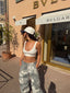 PRE-ORDER SC STUDDED TOP WHITE