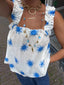 HOLIDAY TOP BLUE