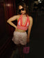 APEROL HALTER TOP PINK