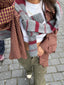 AUTUMN KNIT GREY/RED