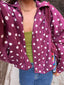 BURGANDY POLKA JACKET