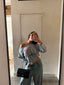GREY OFF SHOULDER LONGSLEEVE